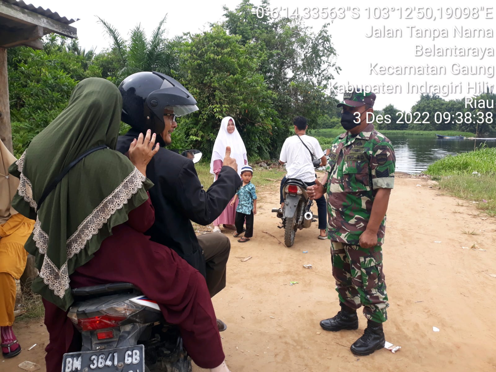 Serma  Sasmito Tingkatkan Pengawasan di Penyeberangan Desa