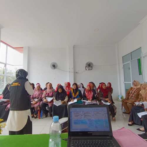 Dinkes Inhil Lakukan Pembinaan Kader Posyandu di UPT Puskesmas Sungai Raya