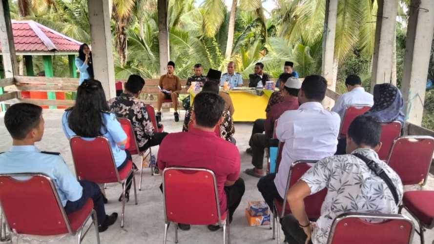 Tim sosialisasi Hukum untuk masyarakat prov riau didampingi Babinsa