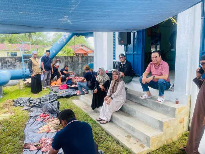 PDAM Tirta Indragiri Berbagi, Qurban untuk Kaum Dhuafa dan Fakir Miskin