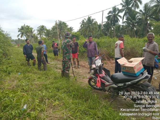 Menyambut hari raya haji Deni sutrisno kerahkan warga Gotong royong