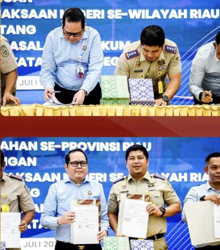 Kepala Kantor Pertanahan Siak Tekankan Kepastian Hukum Lewat Kerja Sama dengan Kejaksaan