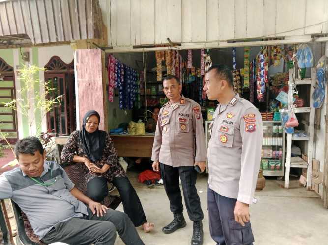 Personil Sat Binmas Polres Batu Bara Laksanakan Sambang dan Cooling System untuk Jaga Harkamtibmas
