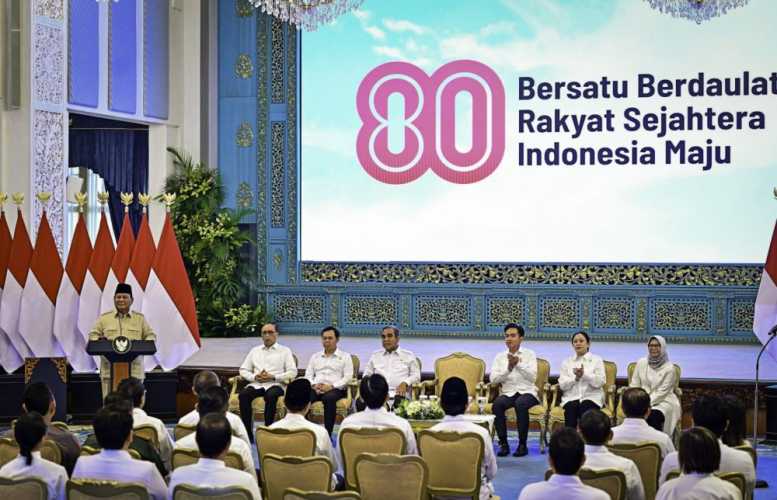 Prabowo Luncurkan Logo HUT ke-80 RI: 