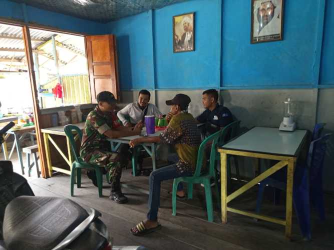 Cegah Generasi Muda Terjerumus Narkoba, Babinsa Kodim 0314/Inhil Gelar Komsos P4GN