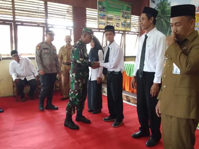 Danramil Menghadiri Pelantikan PAW BPD Desa