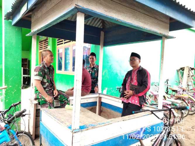 Babinsa Berikan Konseptual Jalinan Komunikasi Verbal