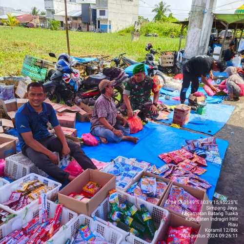 Serda Siswanto Lakukan Pendekatan Sosial dengan UMKM dan Pedagang Setempat