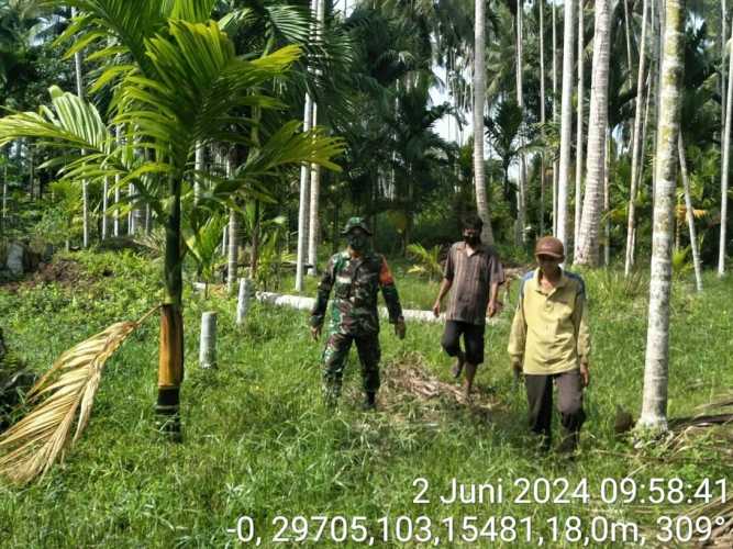 Sertu Jondri Lakukan Patroli Wujudkan Manajemen Penanganan Karhutlah