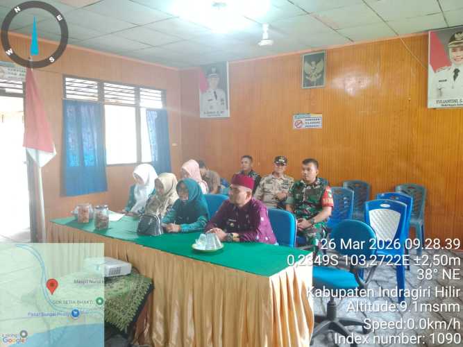 Babinsa Koramil 12/Batang Tuaka Ikuti Musrenbang Tingkat Kabupaten di Sungai Piring