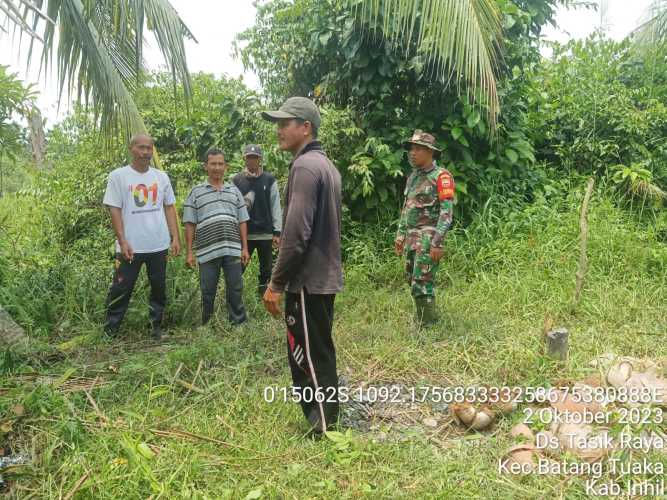 Sosialisasi Dasar Pencegahan Karhutlah Terus dilakukan Babinsa di wilayahnya