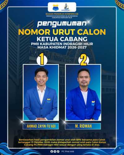 Di Antara Dua Kandidat dan Satu Masa Depan: Menanti Babak Baru PMII Indragiri Hilir