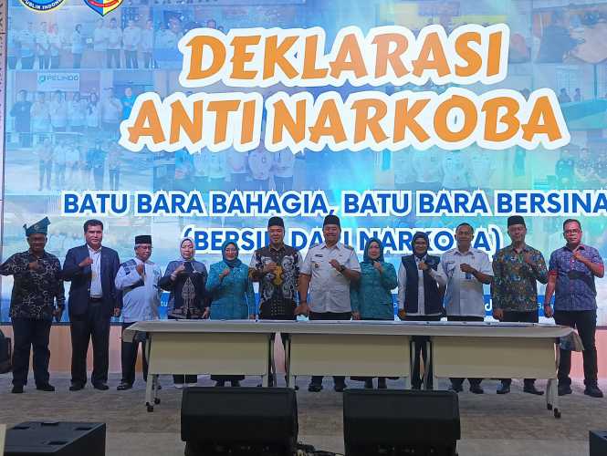 Bupati Batu Bara dan Forkopimda Hadiri Kegiatan Hari Anti Narkotika Internasional Tahun 2025