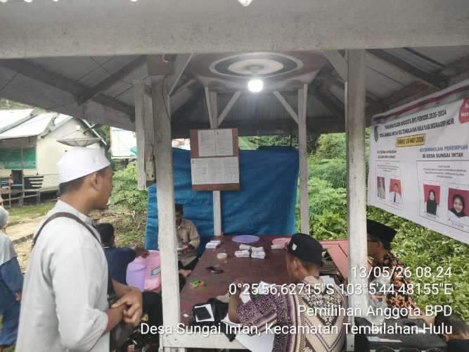 Demokrasi Desa Berdenyut: Warga Sungai Intan Antusias Tentukan Nasib BPD Periode 2026-2034