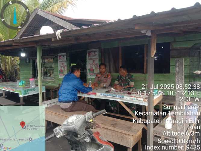 Peran Danposramil 01/Tbh dalam Membina Buruh di Kelurahan Sungai Perak