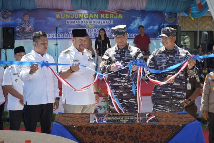 Komandan Kodaeral I Resmikan Pendopo Kencono, Ajak Forkopimda Asahan–Batu Bara–Tanjung Balai Jaga Sinergi Maritim