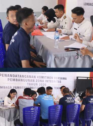 Upaya Pemenuhan Hak, Lapas Tembilahan Gelar Sidang Litmas Bagi Warga Binaan
