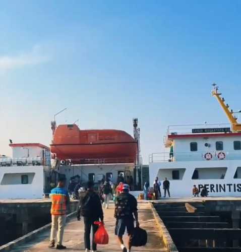 KM Sabuk Nusantara 110 Kembali Berlayar, Pelindo Regional 1 Tembilahan Pastikan Layanan Berjalan Aman dan Lancar