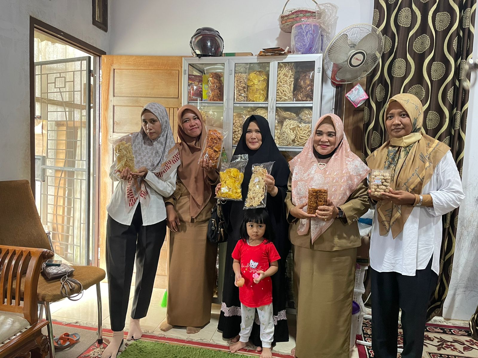 Galeri Diskopukm Inhil Melakukan Kunjungan Ke UKM