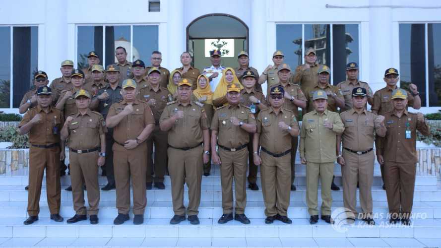 Bupati Asahan Pimpin Apel Perdana