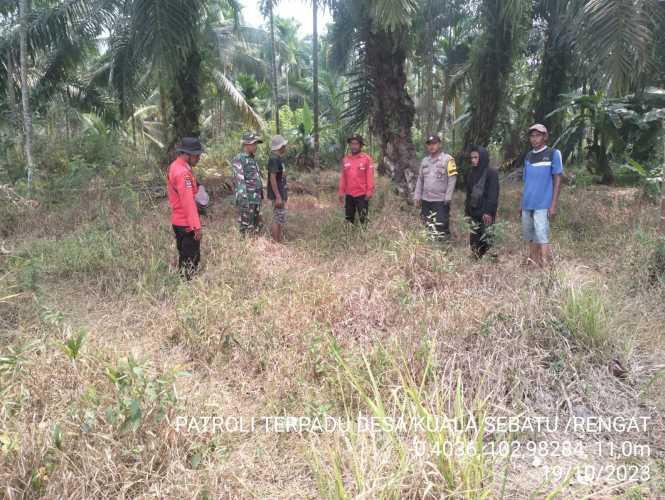 Babinsa Terus Cermati Kendala Dalam Penanganan Karhutlah