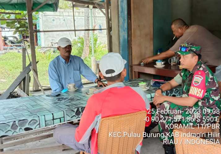 Babinsa Sosialisasi Waspadai Musim Kemarau