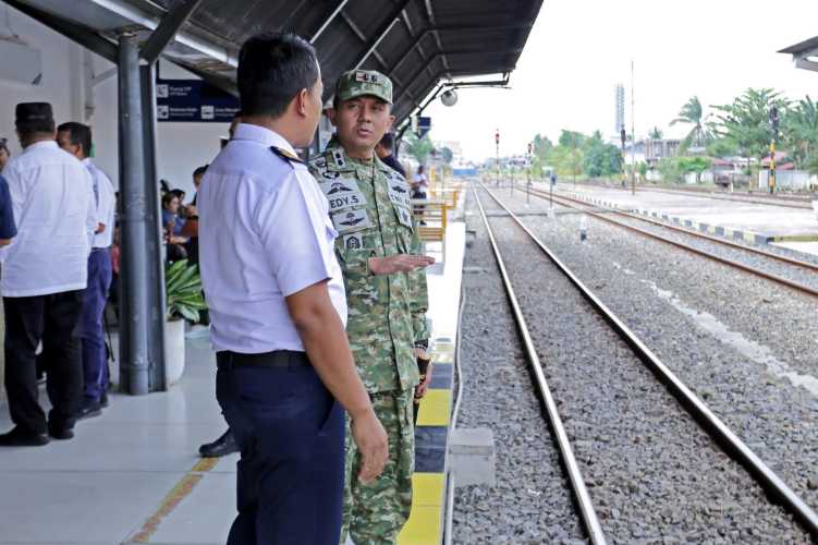 Dandim 0208/Asahan Bersama Forkopimda Tinjau Pos Pelayanan Natal dan Tahun Baru 2026 di Kota Kisaran