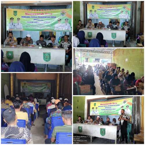 Pemdes Sencalang Kecamatan Keritang Gelar Musyawarah RKPDes Tahun Anggaran 2026