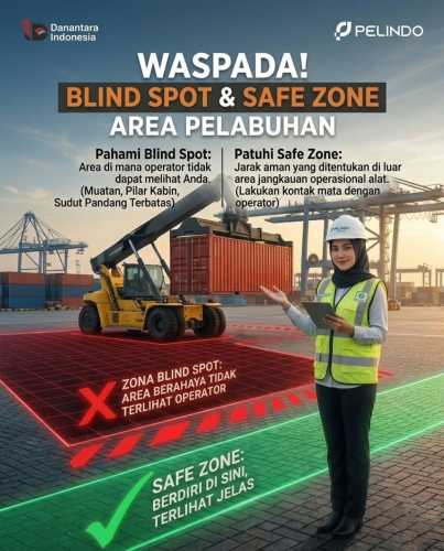 Dirut Pelindo Achmad Muchtasyar Tekankan Pentingnya Kewaspadaan Blind Spot di Area Operasional