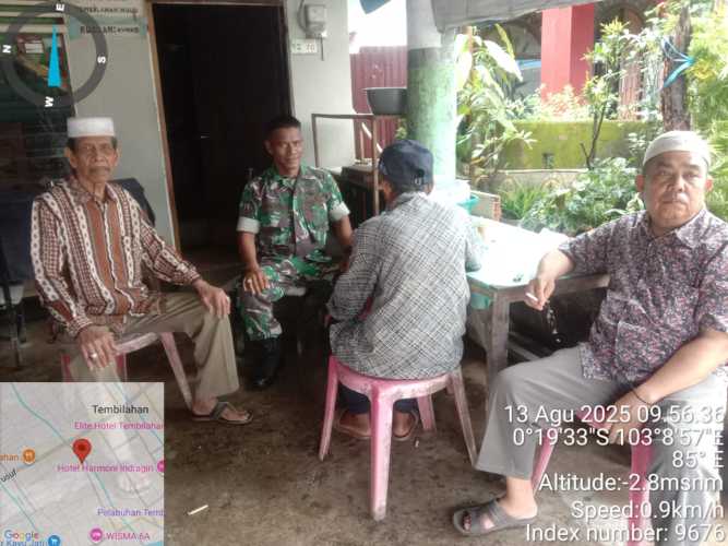 Danposramil 01/Tembilahan: Sinergi dengan Tokoh Masyarakat Tingkatkan Keamanan