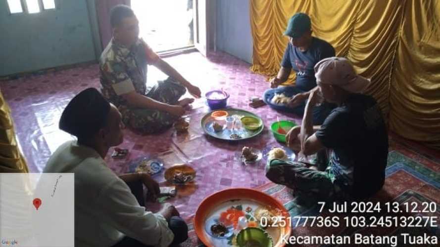 Sertu Januar Berbagi Pola Hidup Sehat