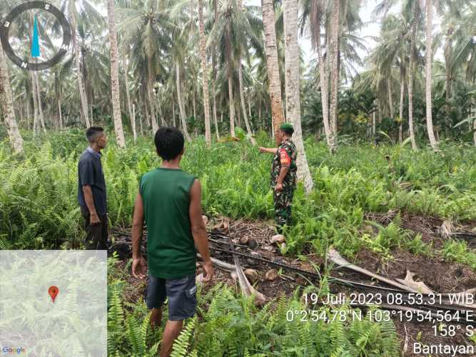 Rangkaian Kegiatan Patroli Karhutlah Babinsa di Wilayahnya