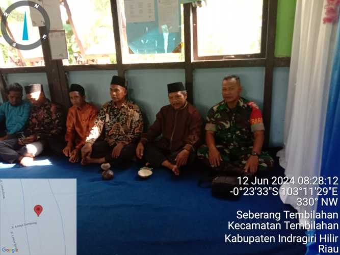 Sertu M.Yasin Menyempatkan Hadir Perpisahan SD 17 Parit Gompong