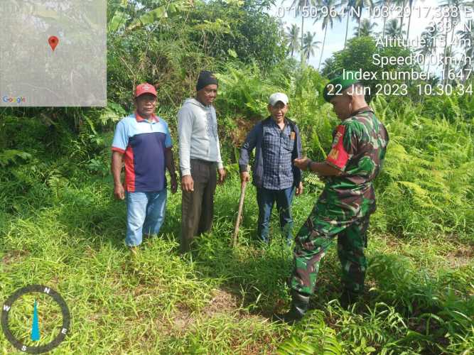 Serma H.Situmorang Lakukan Patroli Karhutlah Gabungan