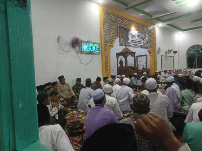 Pemdes Pulau Palas Sukses Gelar Peringatan Isra Mi'raj Nabi Muhammad SAW