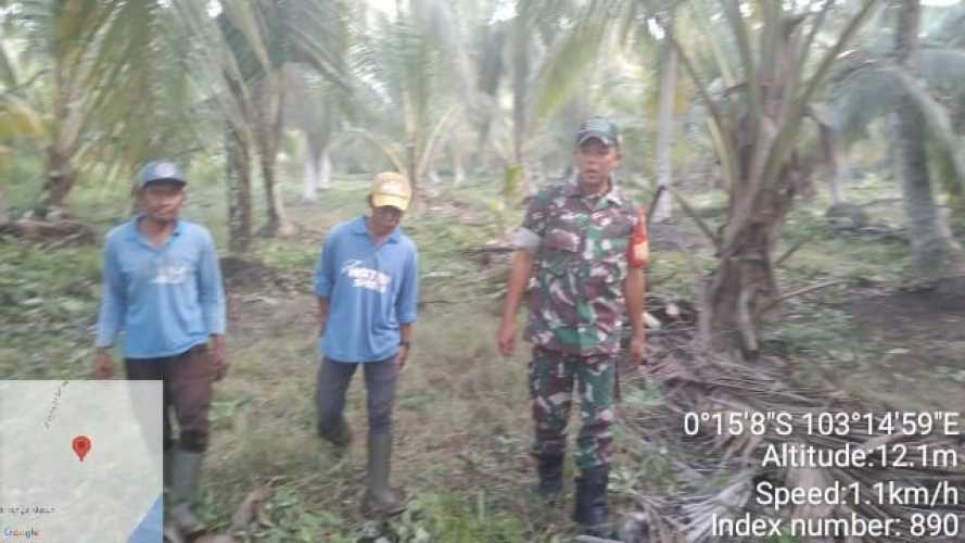 Sertu Januar Effendi Lakukan Puan Penguasaan Wilahan dalam Penanganan Karhutlah Karhutlah