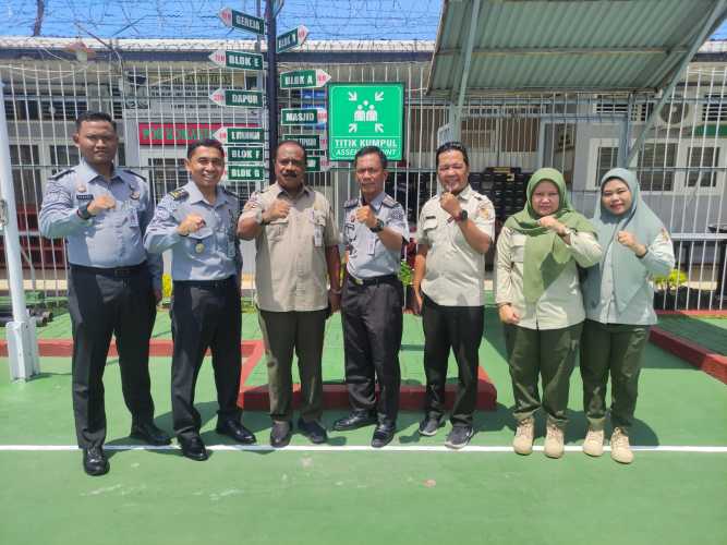 Lapas Pekanbaru Dikunjungi BPBD Pekanbaru Sebagai Langkah Mitigasi Resiko Hadapi Isu Megatrust