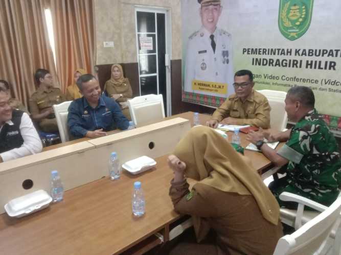 Serma Nuryadi Hadiri Rakor TPID Kabupaten Indragiri Hilir Bahas Upaya Tekan Inflasi Daerah