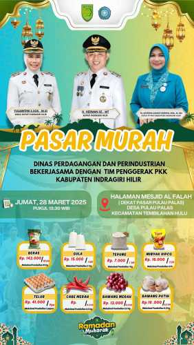 Kerja Sama Pemda dan PKK Sukseskan Pasar Murah di Pulau Palas