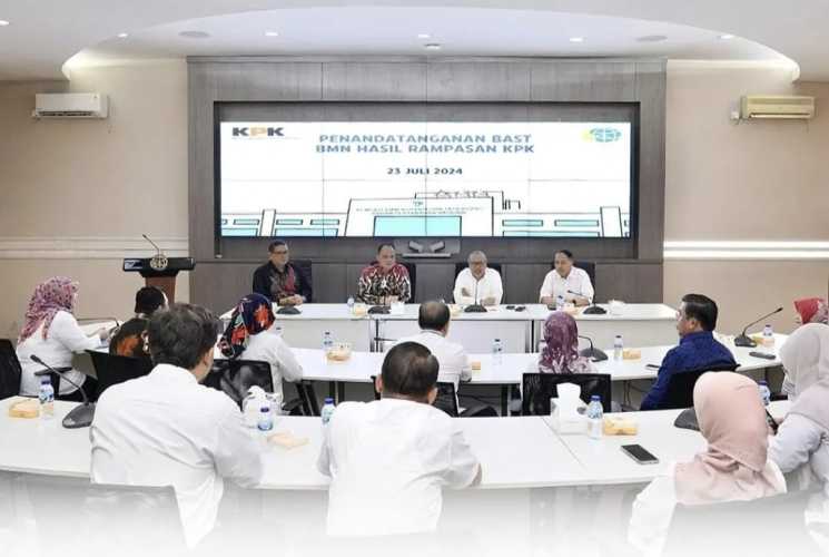 Kementerian ATR/BPN Terima Aset BMN Hasil Rampasan KPK Senilai Rp4,7 Miliar