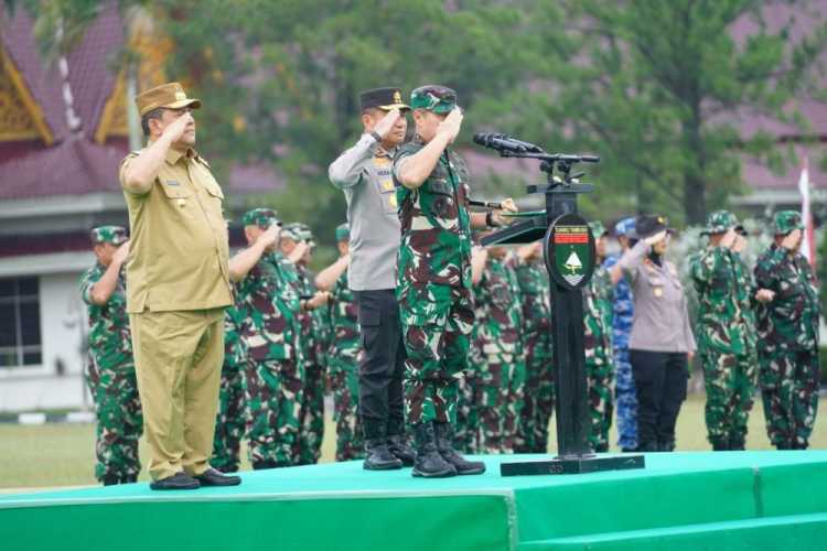 Hari Juang TNI AD di Riau, Pangdam XIX/Tuanku Tambusai Tekankan Komitmen Jaga Lingkungan