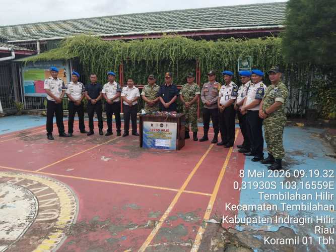 Danramil 01/Tembilahan Perkuat Sinergi Pengawasan Lapas Kelas IIA Tembilahan dari Ancaman HP Ilegal dan Narkoba