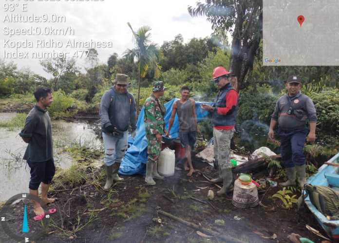 Babinsa Menjaga Kelestarian Habitat Sungai