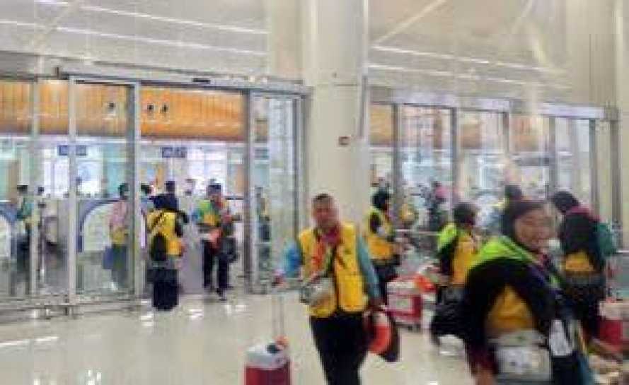 883 Jemaah Haji Riau Menuju Madinah, 7 orang Ditunda Berangkat