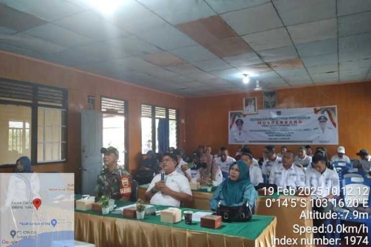 Sertu Januar Hadiri Musyawarah RKPD Tingkat Kecamatan Batang Tuaka