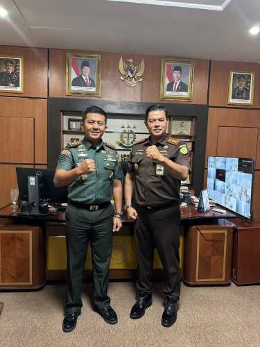 Jalin Sinergitas, Dandim 0208/Asahan Lakukan Kunjungan Silaturahmi ke Kejaksaan Negeri Batu Bara