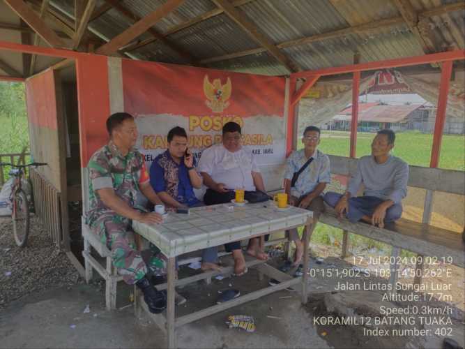 Atasi Masalah Sosial, Babinsa Sungai Piring Adakan Rembuk di Kampung Pancasila