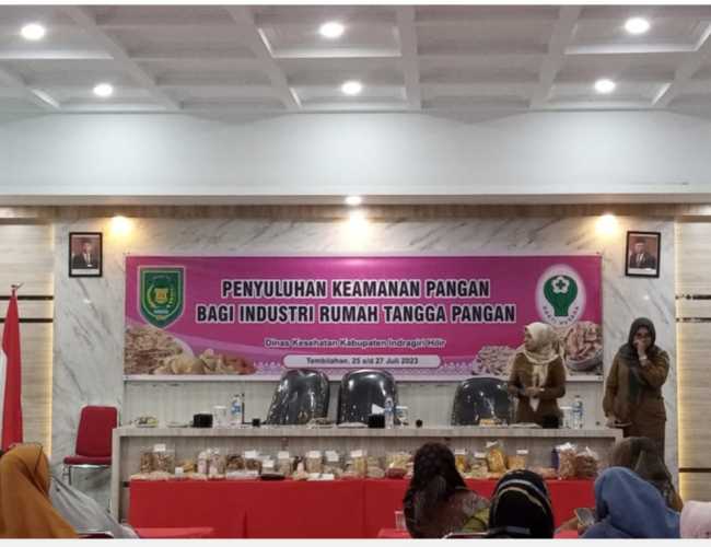 Dinkes Inhil Lakukan  Pertemuan Bagi Penyuluh Keamanan Pangan