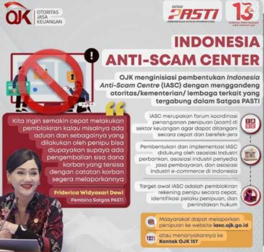 Begini Tips Menghindari Scam dan Aktivis Keuangan Ilegal dari OJK