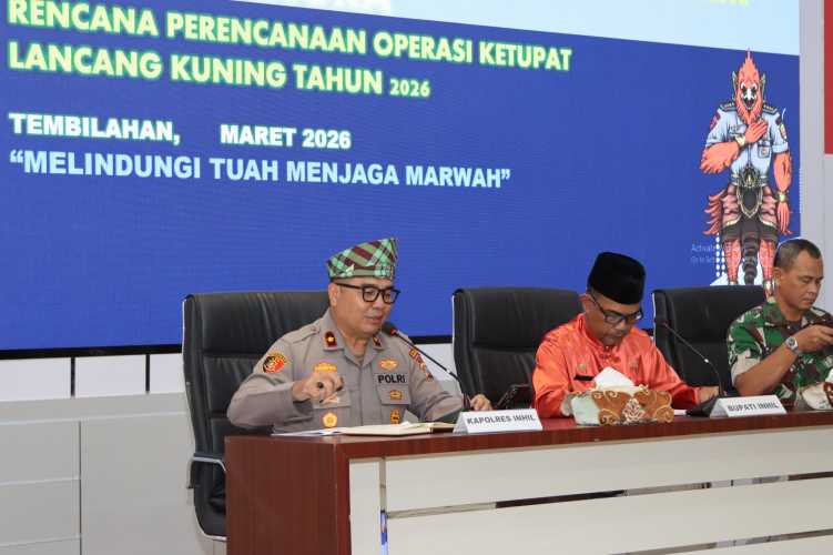 Polres Inhil Gelar Rakor Lintas Sektoral Kesiapan Operasi Ketupat 2026